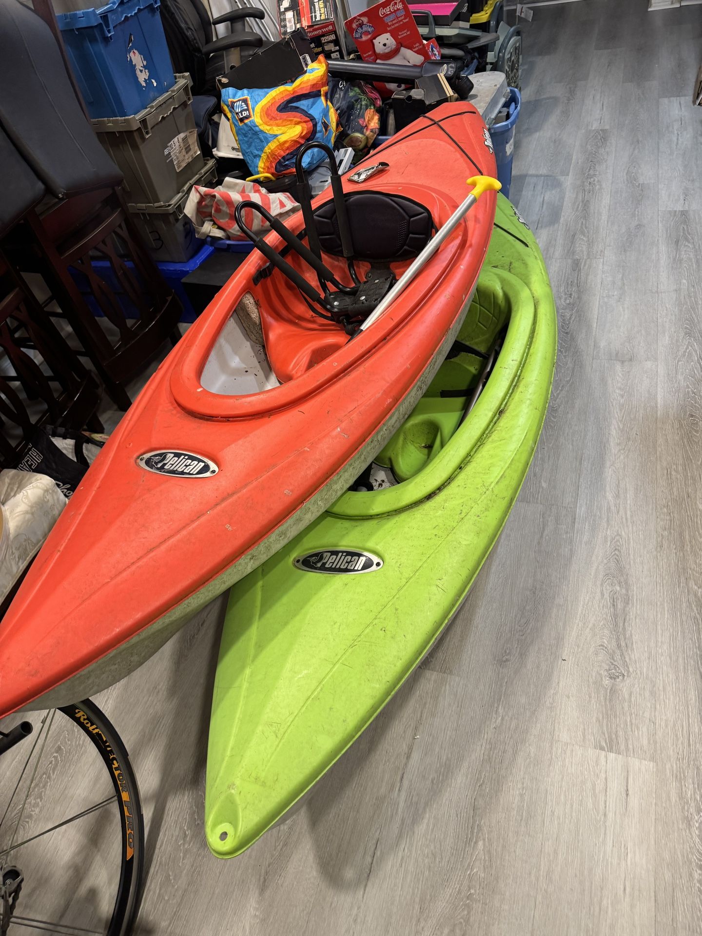$220 Each - Pelican -clipper 100x Sit -In Recreational Kayak 10ft