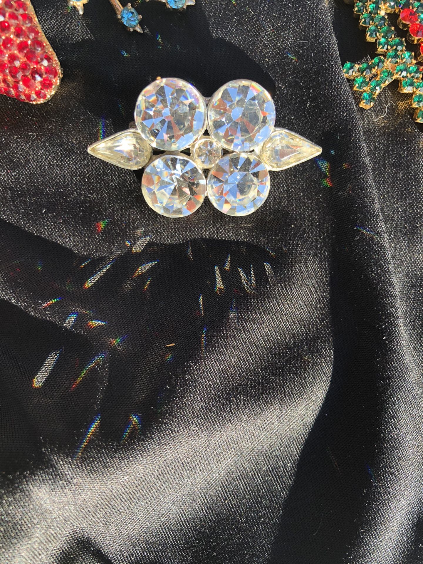 Vintage Rhinestone Brooch