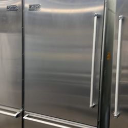 Viking 36”Wide Built In Bottom Freezer Refrigerator Stainless Steel 