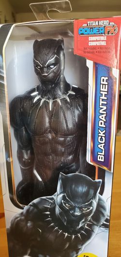 Marvel Avengers Black Panther action hero made by hasbro