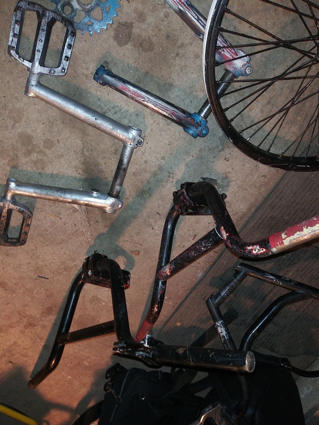Bmx parts lot
