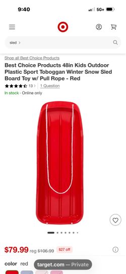 Brand new snow sleds/toboggans