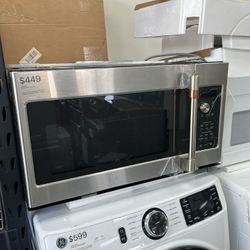 $449 Over The Range 2.1 Cu Ft Microwave, One Year Warranty 