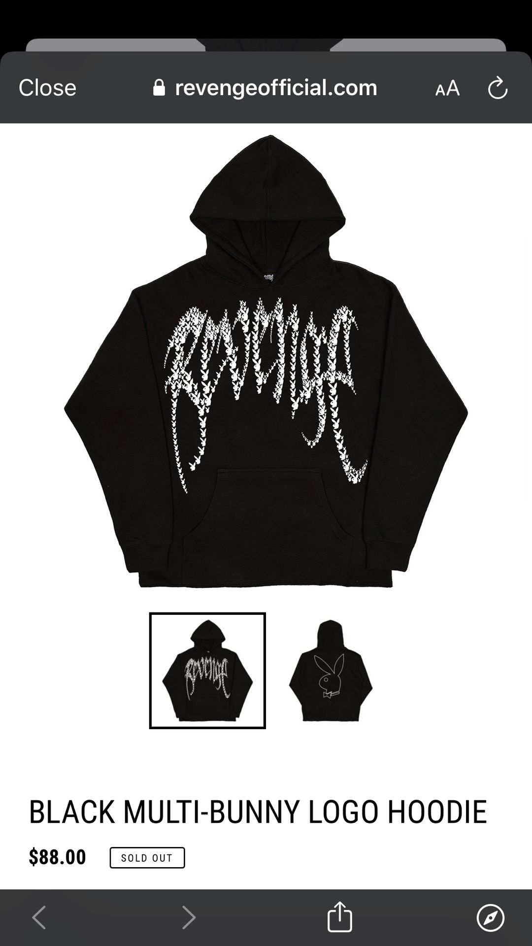 Revenge Multi-Bunny Hoodie