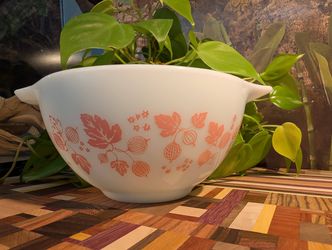Pyrex Pink Gooseberry Cinderella Nesting Bowl 441