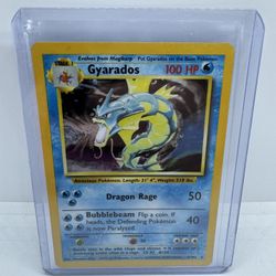 Holographic Gyarados Pokémon Card