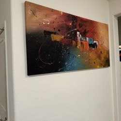 Large Abstract Canvas Wall Art