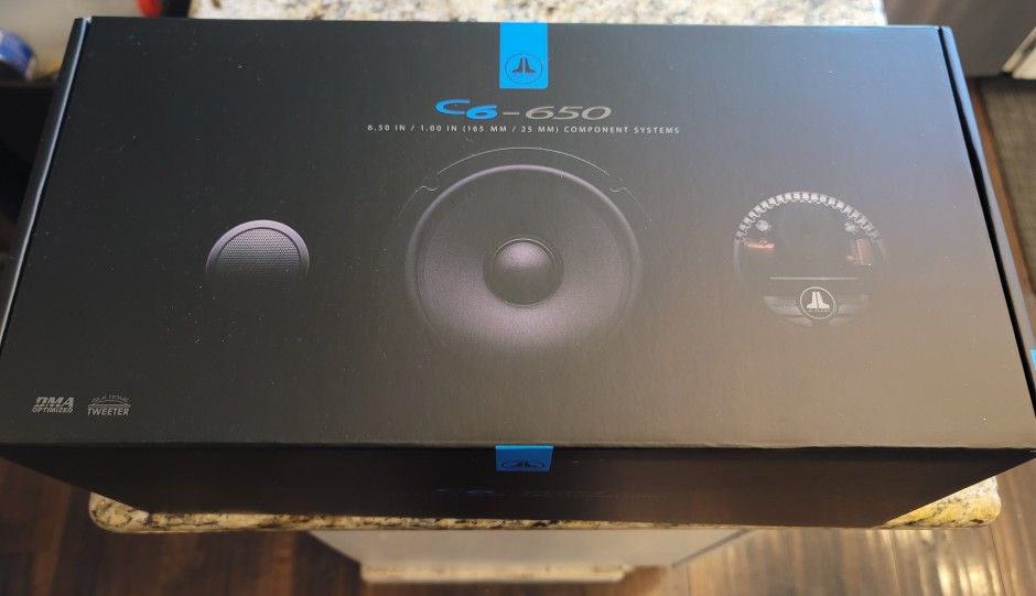 Brand New JL Audio C6 650 6.5 inch car audio component speakers with tweeters SQ
