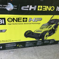 Almost New Ryobi Push Mower 18V 