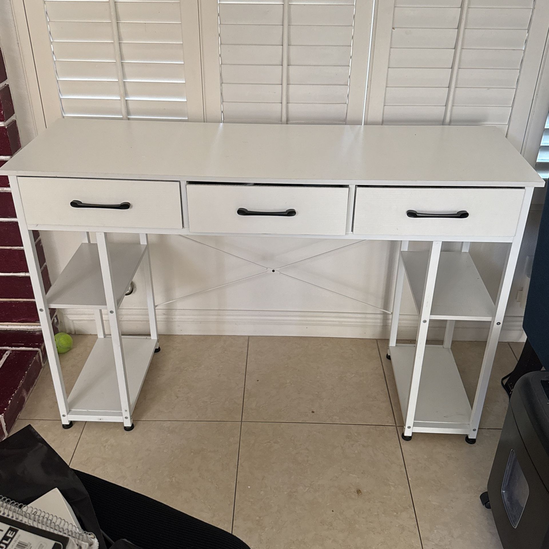 White desk from amazon