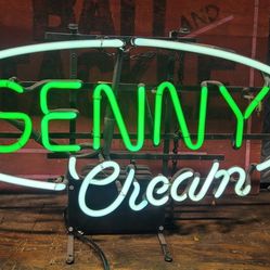 Genny Cream Neon Sign 
