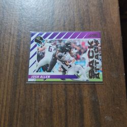 JOSH ALLEN FOOTBALL CARD.