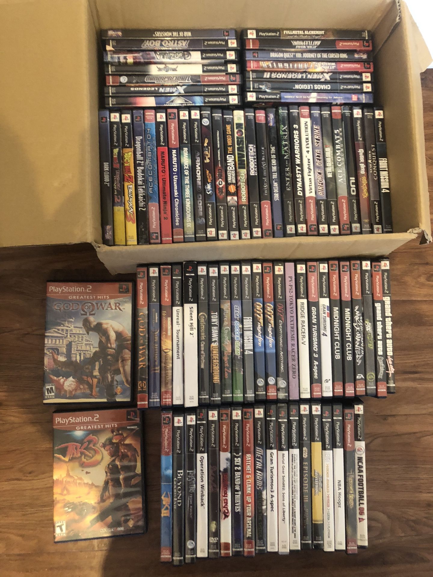 PS2 PlayStation 2 Games Silent Hill, Godzilla, Dragon Ball Z, Etch…