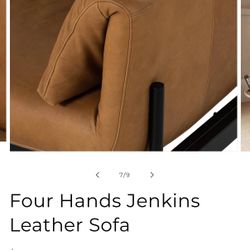 Leather Couch $350