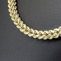 10kt Gold Franco Necklace 5.5mm 38.20grams 28” 154310 1