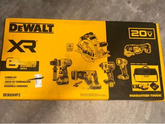 DEWALT XR 6-Tool Combo Kit DCK694P2 – New in Box (Sealed)