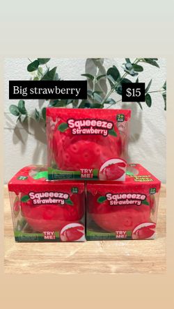 Big strawberry squishy
