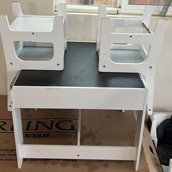 Bed Frame Storage Shelves And Table 