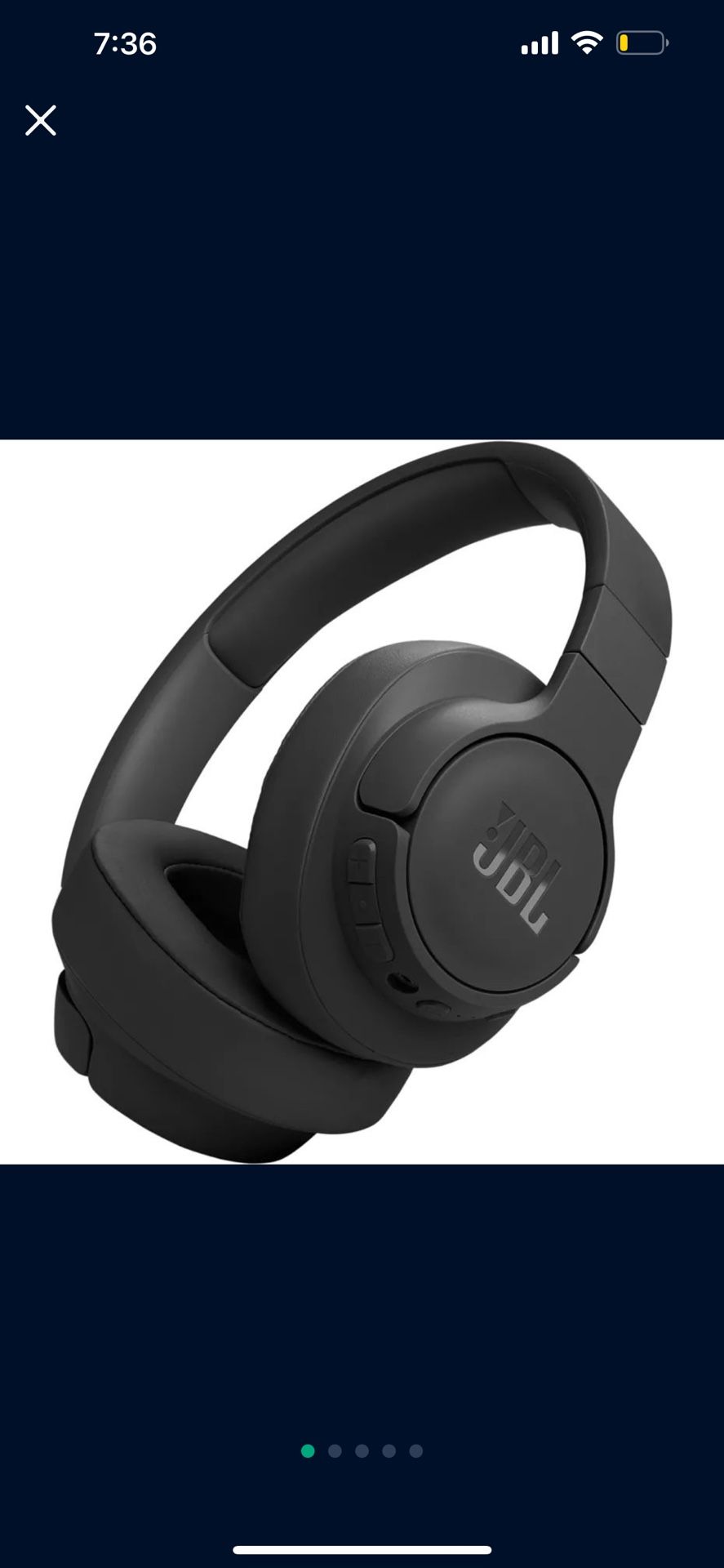 JBL Tune 770NC Bluetooth Headphones