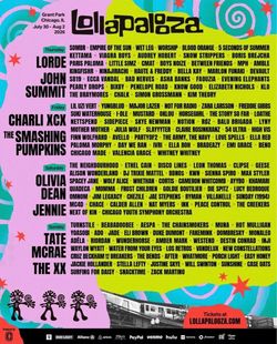 4-Day Lollapalooza Tickets Wristband