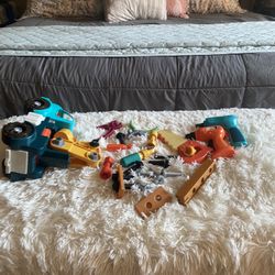 Boys Build A Truck And Miscellaneous Toys