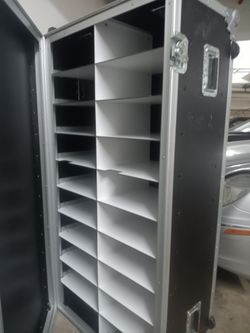 METAL STORAGE CHEST .