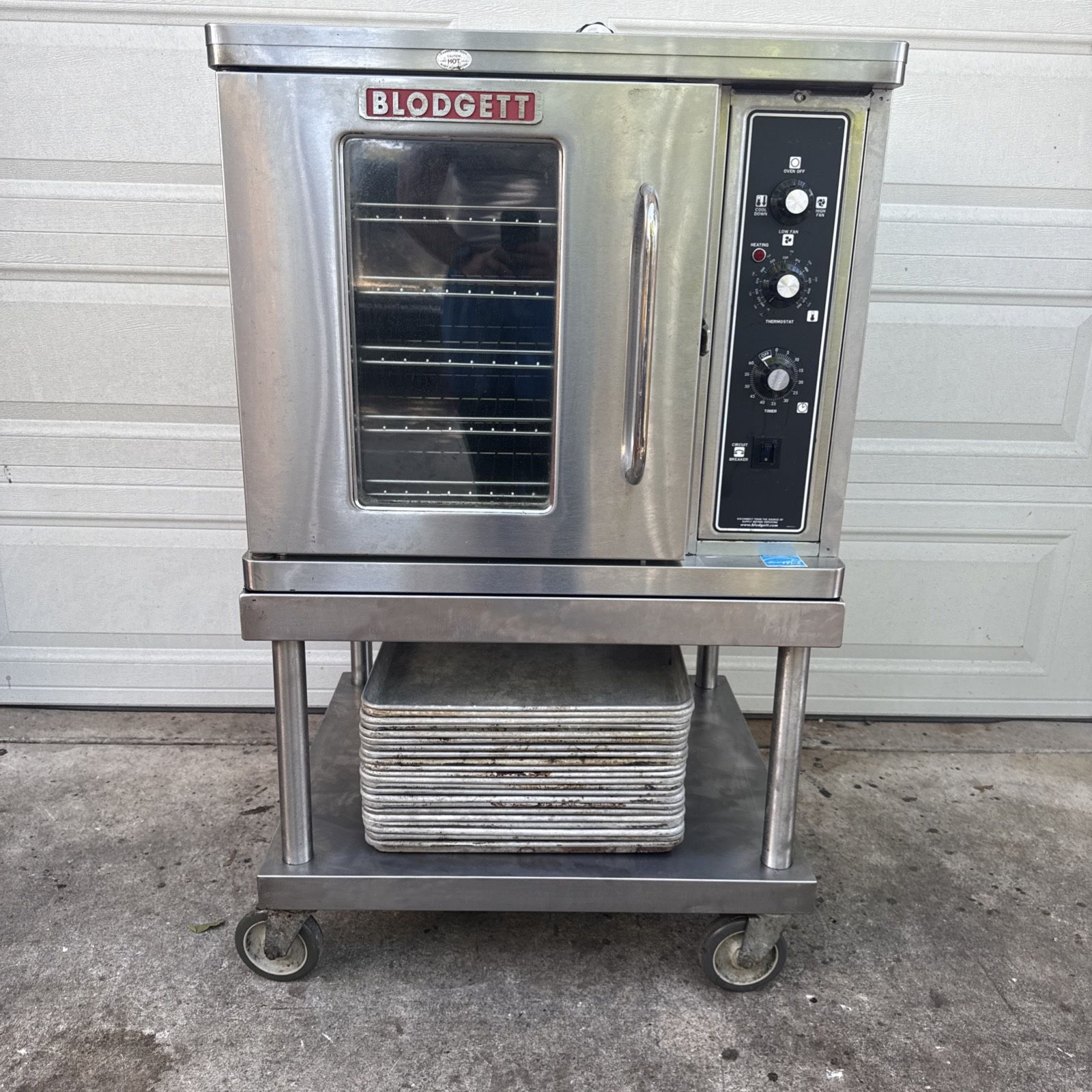 2020 Blodgett CTB-1 Single Half Size Electric Covection Oven - 5.6 kW, 220v/1ph