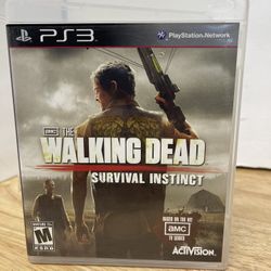 Walking Dead Survival Instinct PlayStation 3 (Ps3) Complete With Case