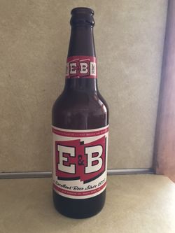 Vintage E&B 16oz Beer Bottle from 60’s-$5.00 or FullCase $100.00