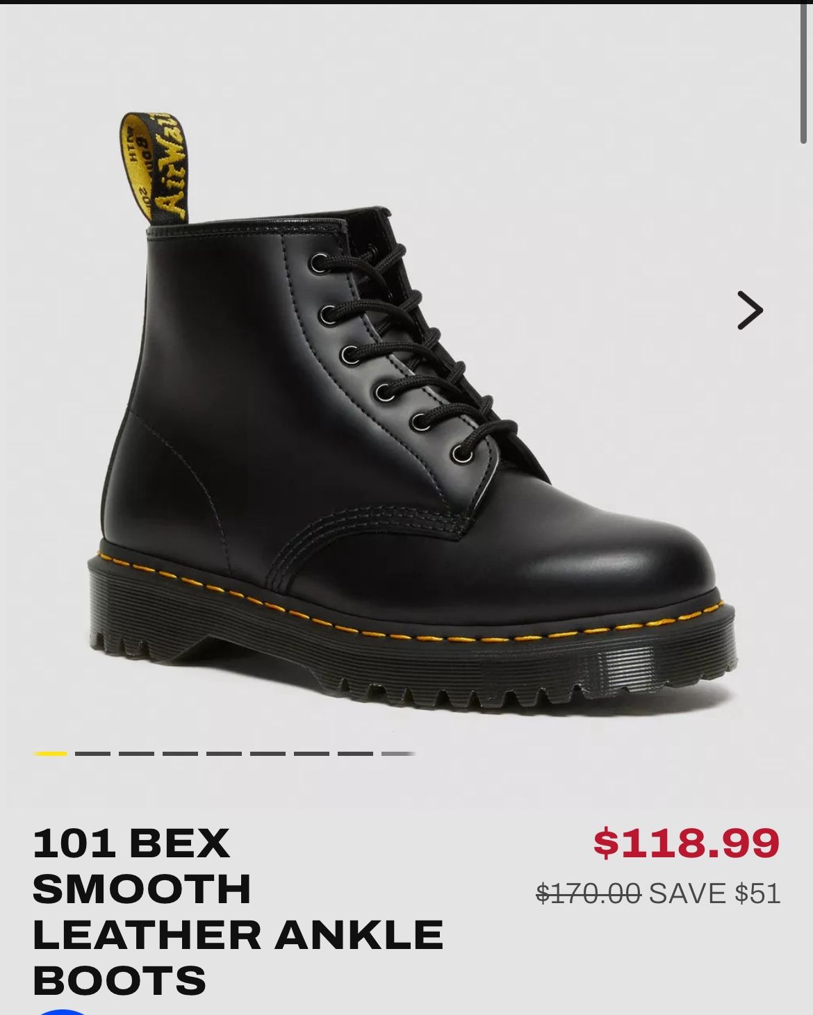 101 Bex Smooth Leather Ankle Boots