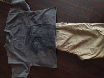 Van shorts sz 20 fatal tee