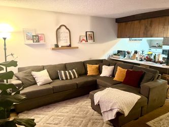 Living spaces sectional couch
