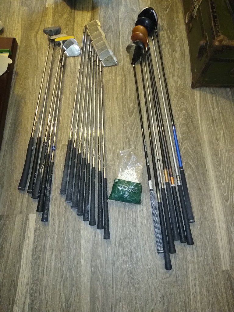 Golf Clubs (20) And Bag