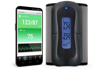 Bluetooth Blood Pressure Monitor- Wireless Upper Arm Cuff BP Monitor for Home Use, IHB and AF Detection, Ultra-Light and Portable, Includes App for iO
