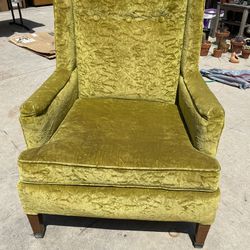 Vintage Velvet Armchair