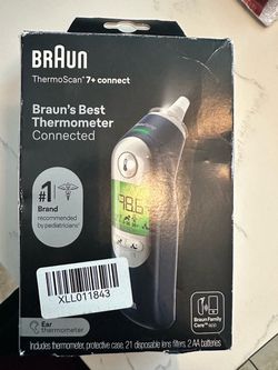 Braun ThermoScan 7+ Connect Ear Thermometer
