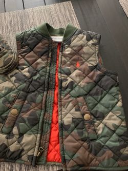 Camo Ralph Lauren 18 months vest NEW