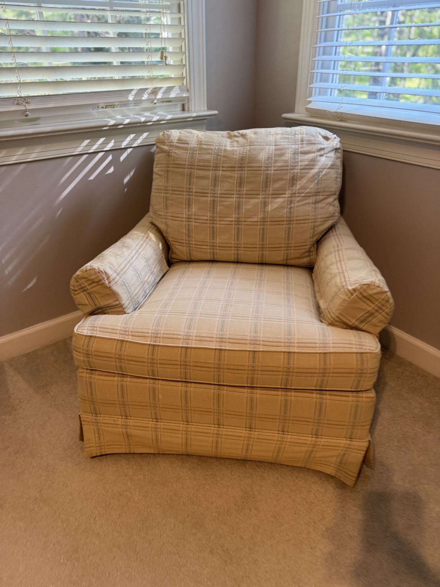 Vintage Upholstered Club Chair