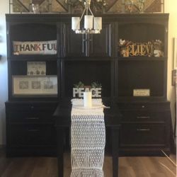 GORGEOUS LIGHTLY USED HUTCH/TABLE COMBO-$1,200