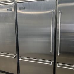 Viking 36”Wide Built In Stainless Steel Bottom Freezer Refrigerator