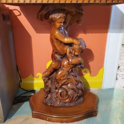 Antique tea table from paul revere silversmiths "museum recreation" 31.5x16x36.h