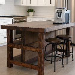 Custom Designed Farmhouse Dining Tables. 