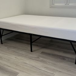 Twin Size Memory Mattresses & Folding Bed