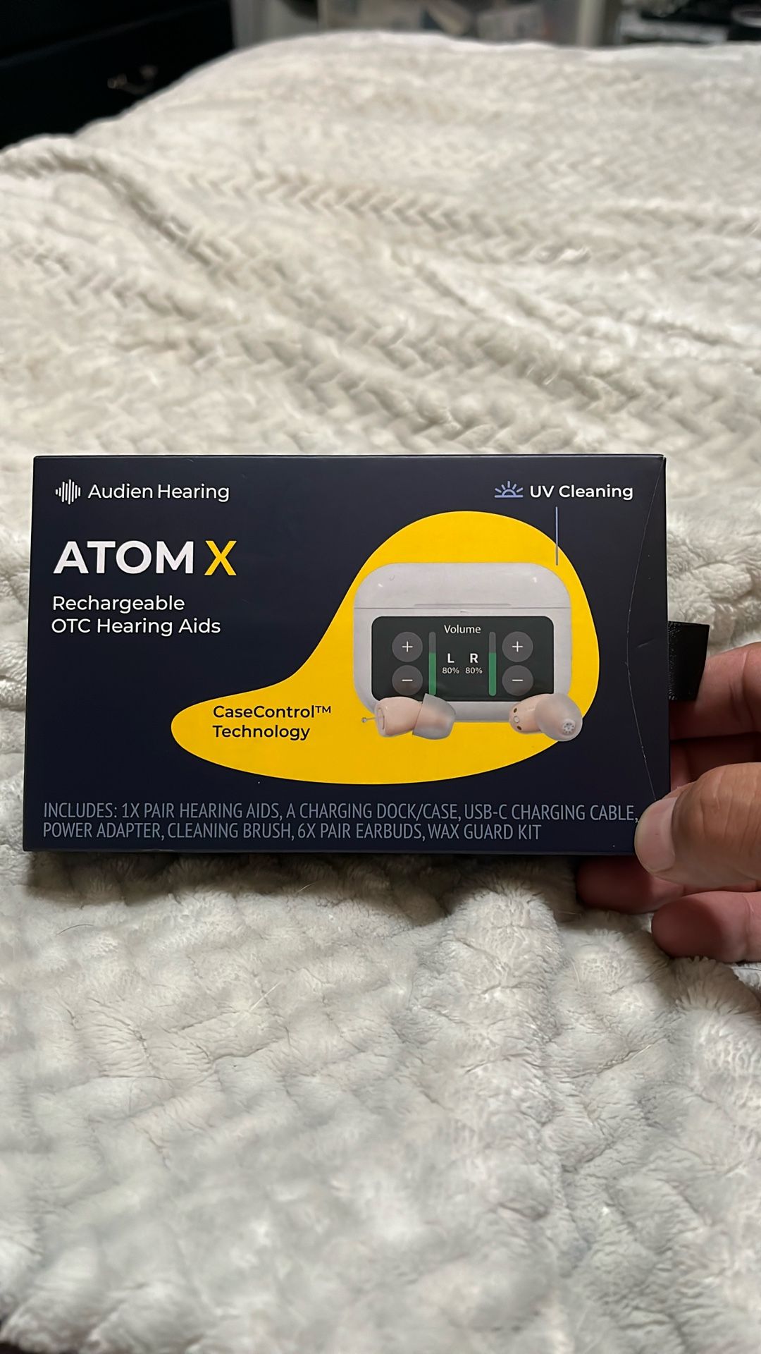Atom X Rechargeable OTC Hearing Aids
