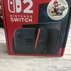 NEW NINTENDO SWITCH 2 WITH MARIO KART