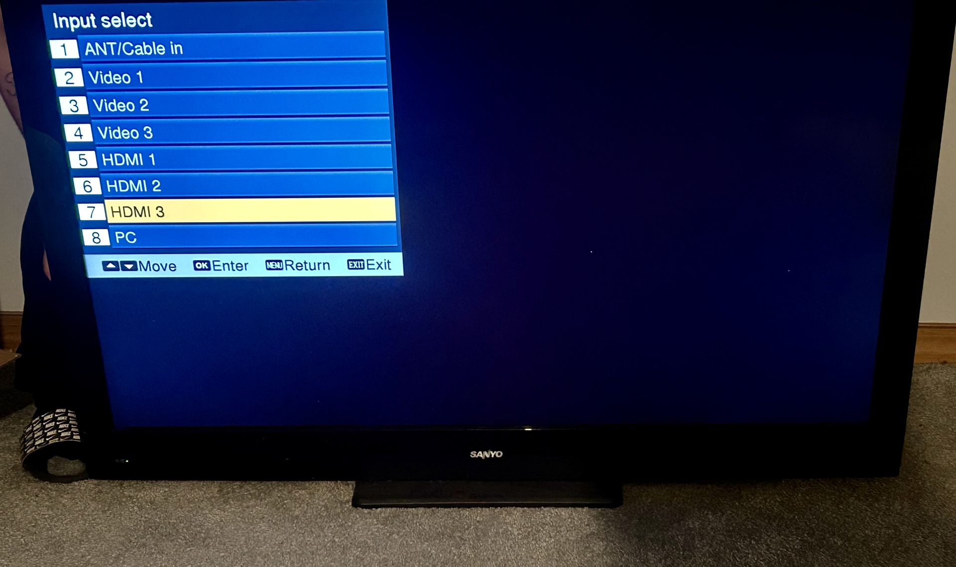 60 Inch Sanyo Tv