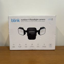 Blink Outdoor 4 Floodlight Camera - Black **Brand New**