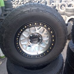 Kmc wheels 17x9 6x5.5 on 285 70 17 CROSSWIND AT