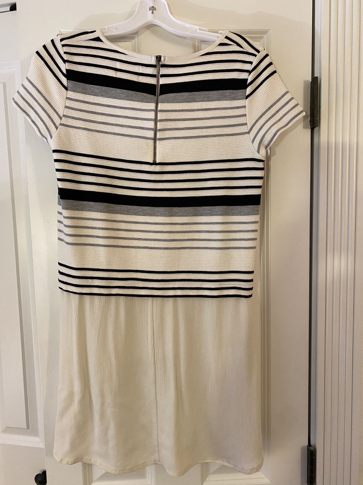 Anthropologie Deletta Tunic striped top hi-low Small