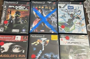 Ps2 games $5 each
